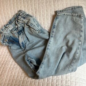 Zara paper bag jeans